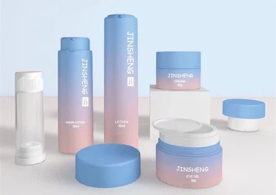 Rozā ādas kopšanas iepakojums